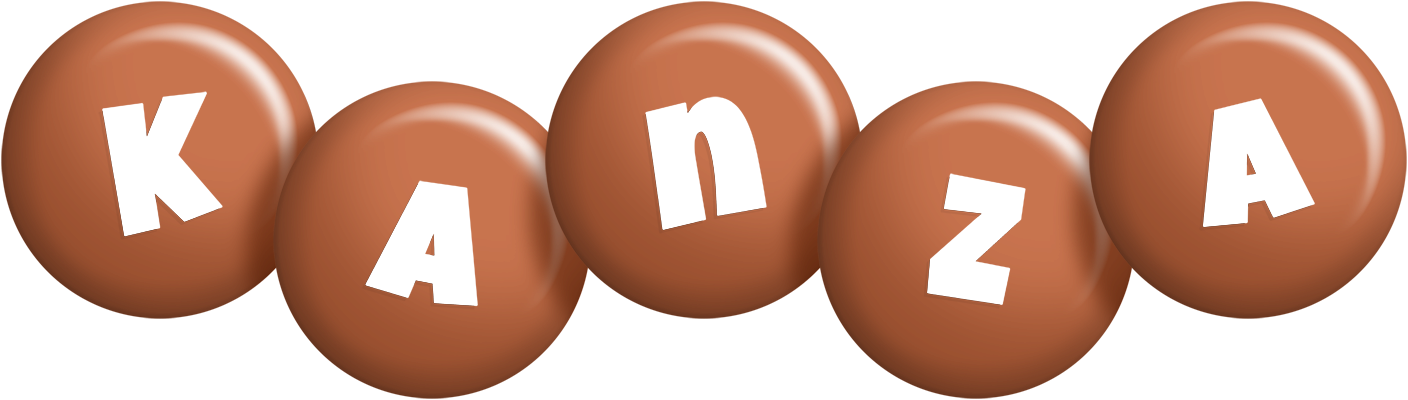 Kanza candy-brown logo