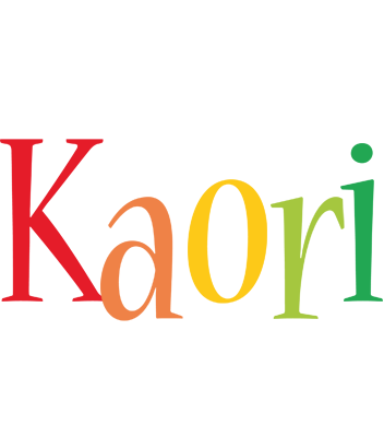 Kaori birthday logo