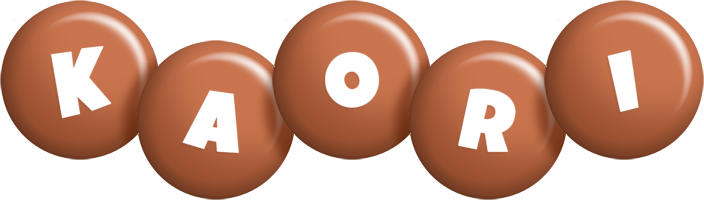 Kaori candy-brown logo