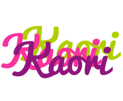 Kaori flowers logo