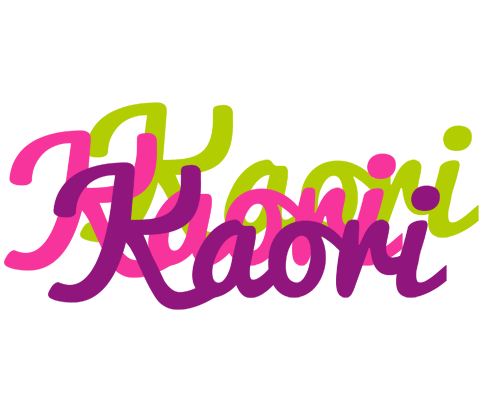 Kaori flowers logo