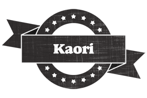 Kaori grunge logo