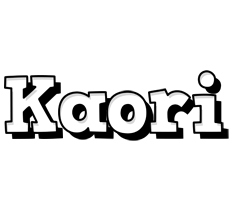 Kaori snowing logo