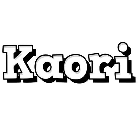 Kaori snowing logo
