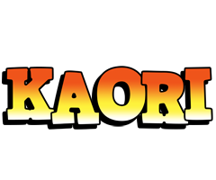 Kaori sunset logo