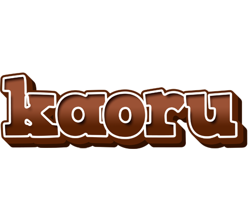 Kaoru brownie logo