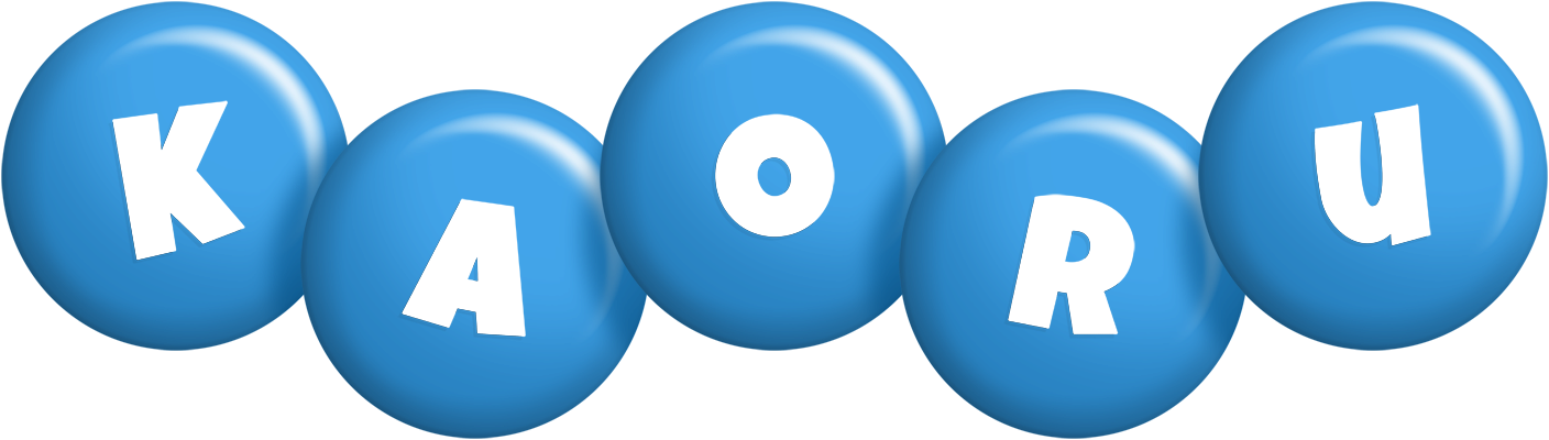 Kaoru candy-blue logo