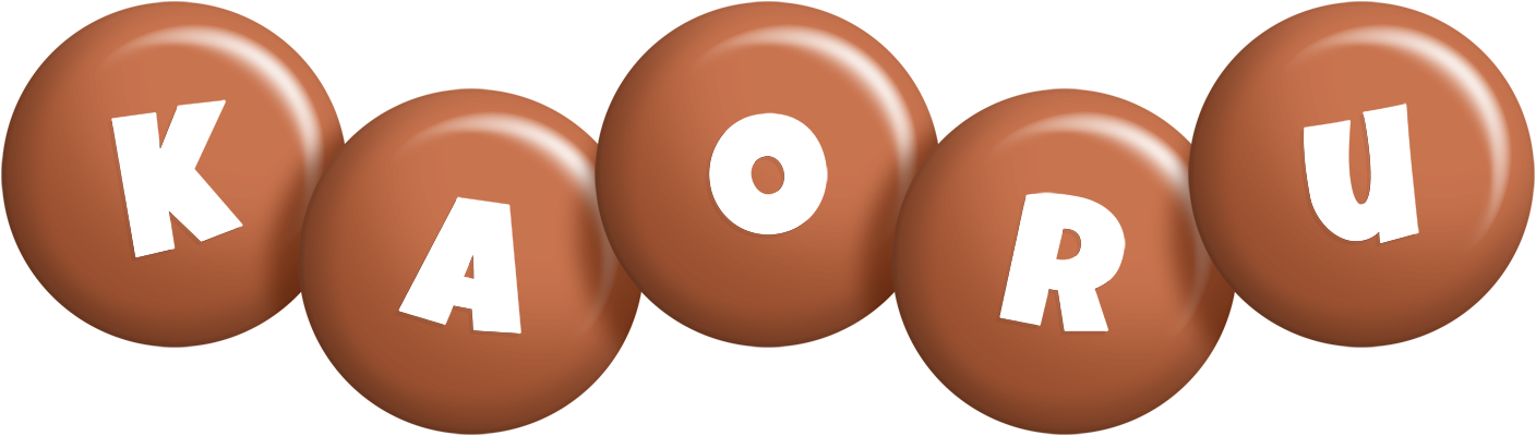 Kaoru candy-brown logo