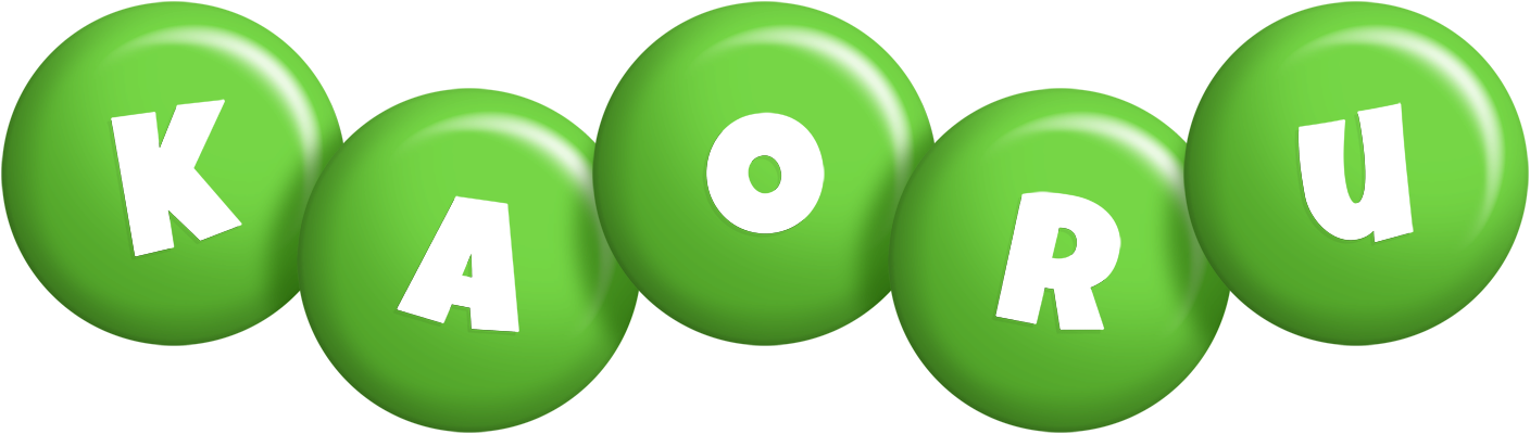 Kaoru candy-green logo