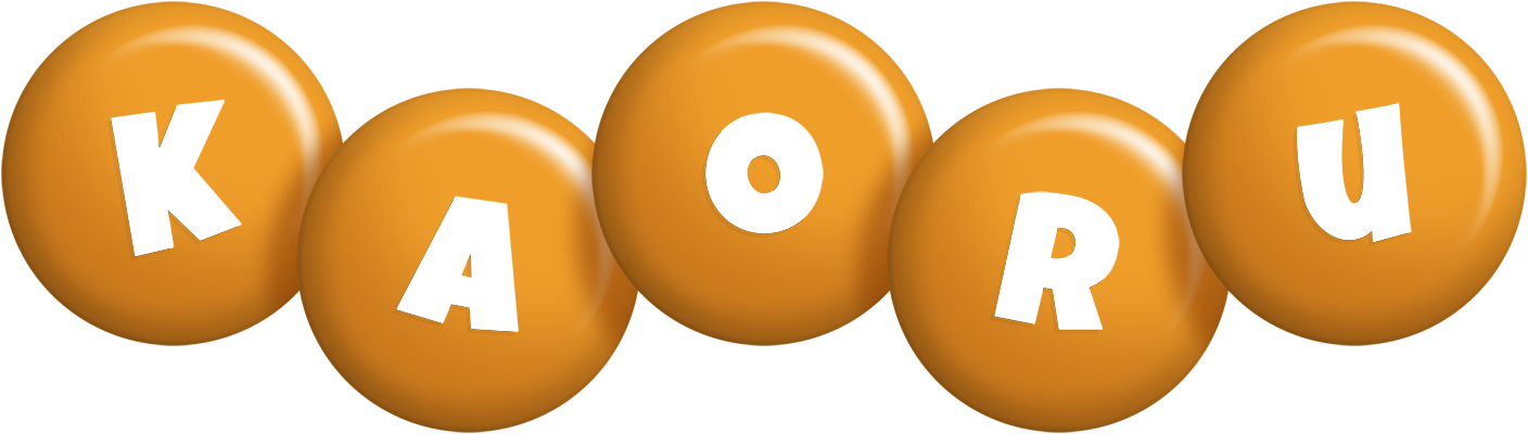 Kaoru candy-orange logo
