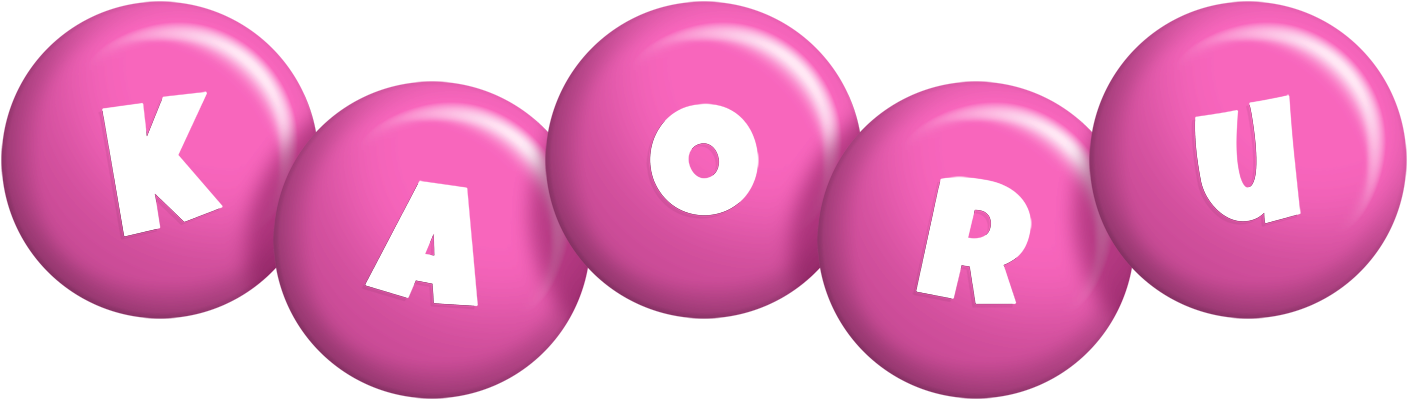 Kaoru candy-pink logo