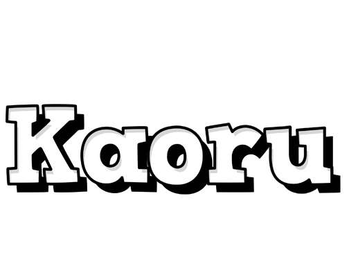 Kaoru snowing logo