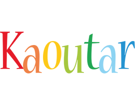 Kaoutar birthday logo