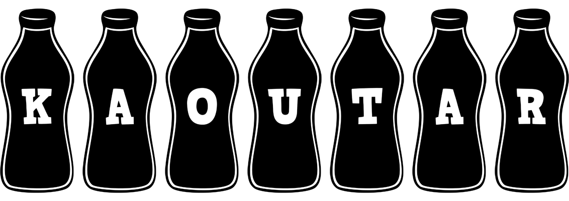 Kaoutar bottle logo