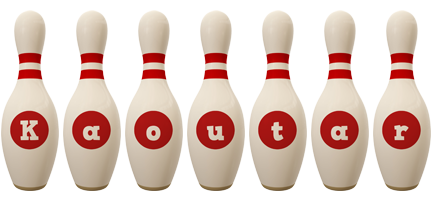 Kaoutar bowling-pin logo