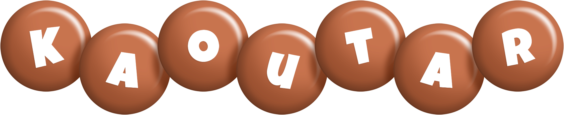 Kaoutar candy-brown logo