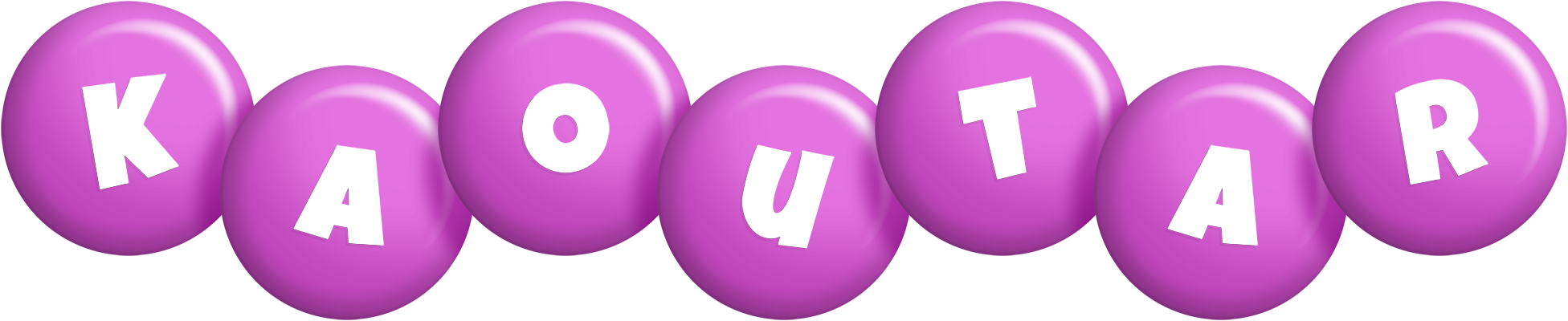Kaoutar candy-purple logo