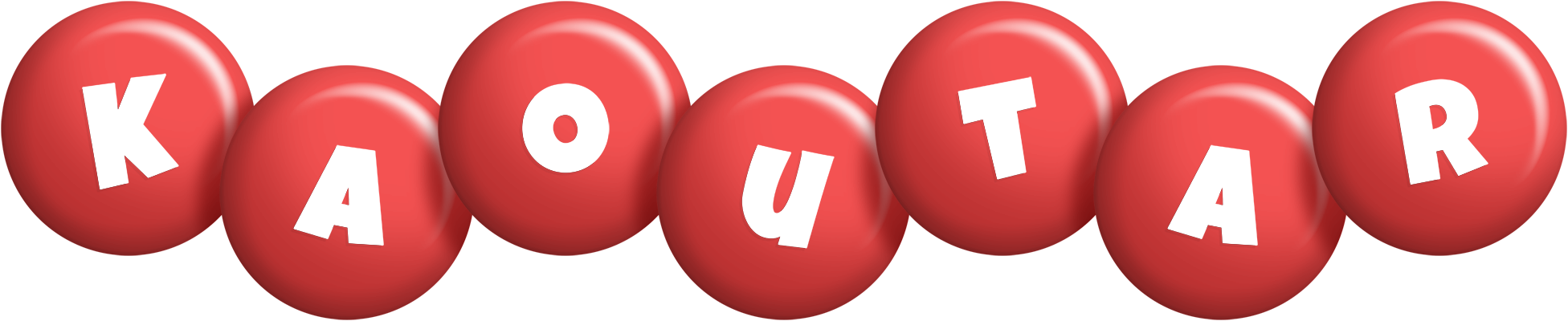 Kaoutar candy-red logo
