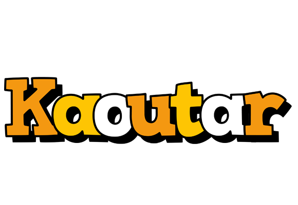 Kaoutar cartoon logo