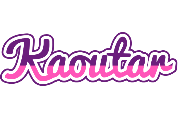 Kaoutar cheerful logo