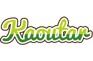 Kaoutar golfing logo