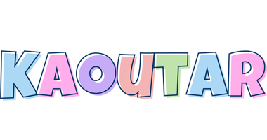 Kaoutar pastel logo