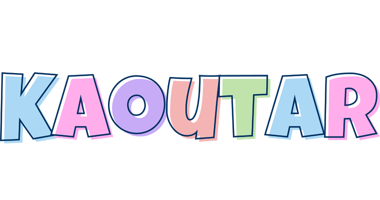 Kaoutar pastel logo