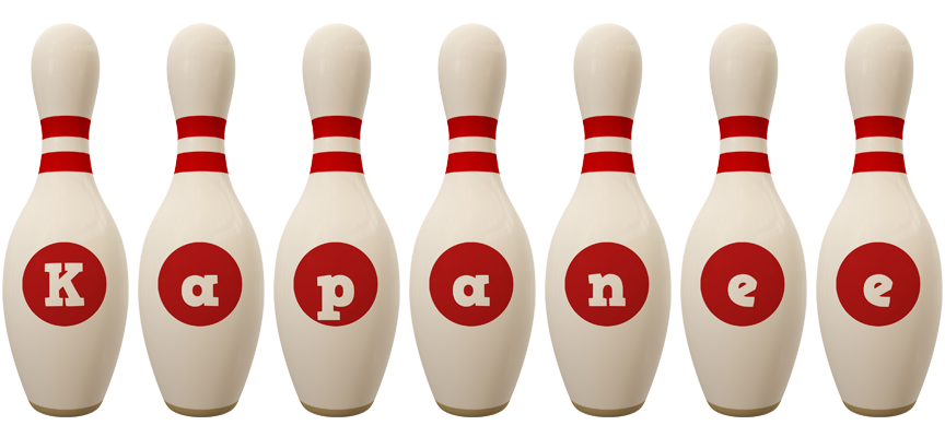 Kapanee bowling-pin logo