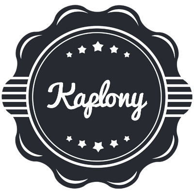 Kaplony badge logo