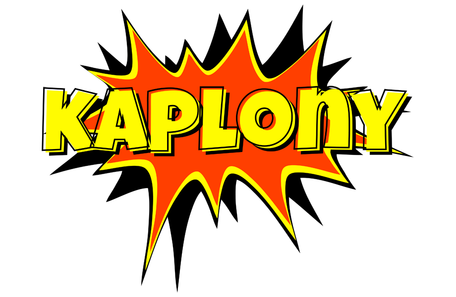 Kaplony bazinga logo