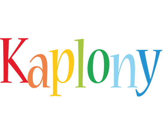 Kaplony birthday logo