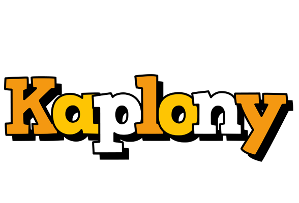 Kaplony cartoon logo