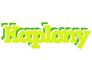 Kaplony citrus logo
