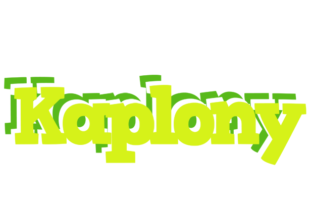 Kaplony citrus logo