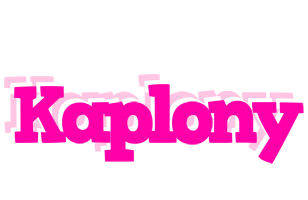 Kaplony dancing logo