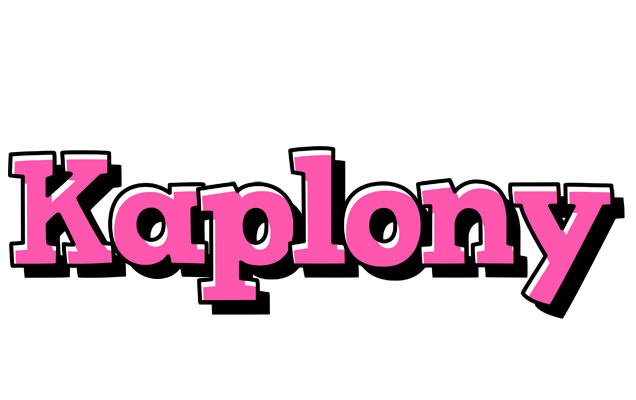 Kaplony girlish logo