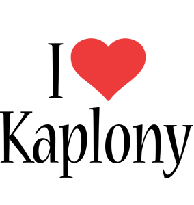 Kaplony i-love logo