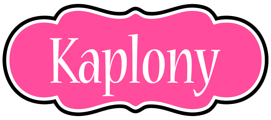Kaplony invitation logo