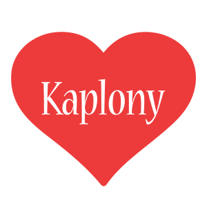 Kaplony love logo