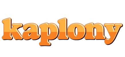 Kaplony orange logo