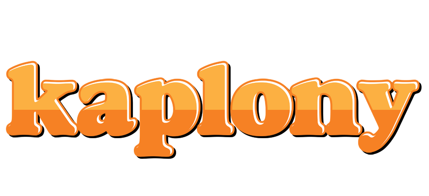 Kaplony orange logo