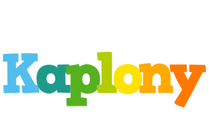 Kaplony rainbows logo