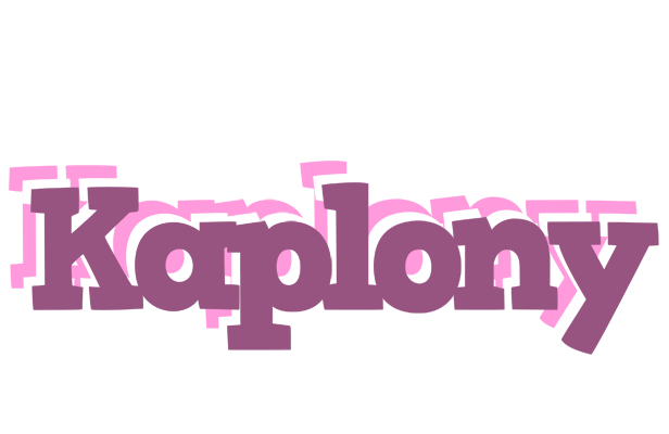 Kaplony relaxing logo