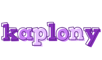Kaplony sensual logo