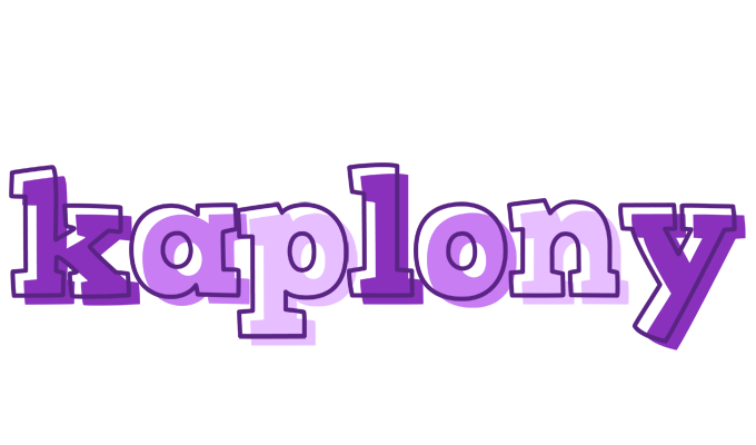 Kaplony sensual logo