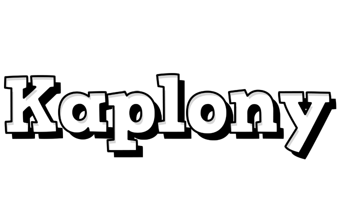 Kaplony snowing logo