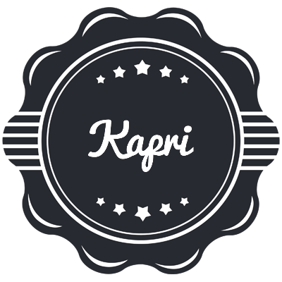 Kapri badge logo