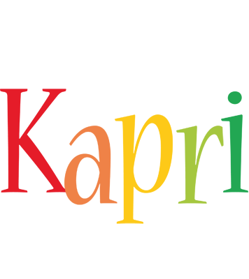 Kapri birthday logo