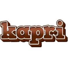 Kapri brownie logo