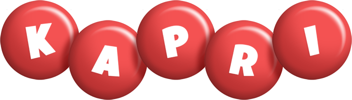 Kapri candy-red logo